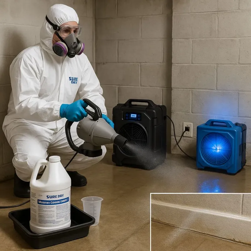 Sanitization and Odor Removal process in Fairview Park, OH